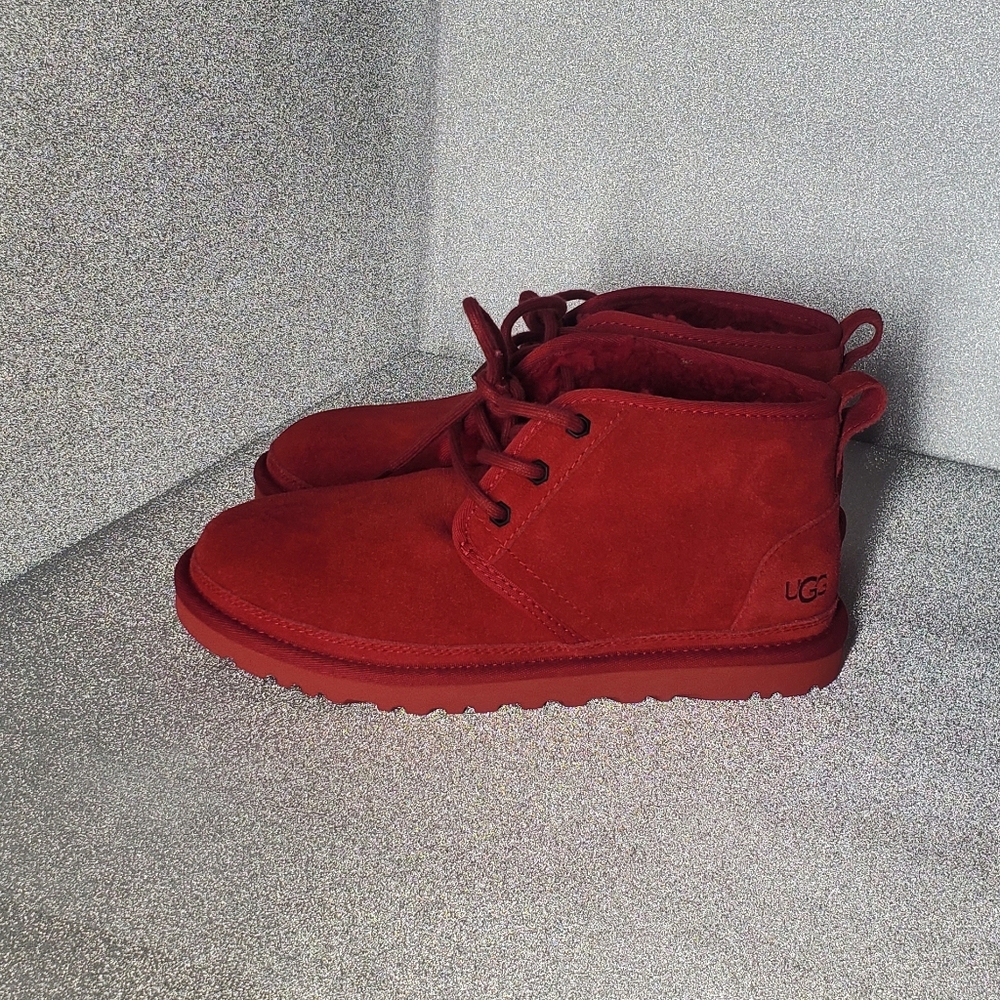 UGG SAMBA RED NEUMEL BOOTS NWOB - Picture 6 of 8